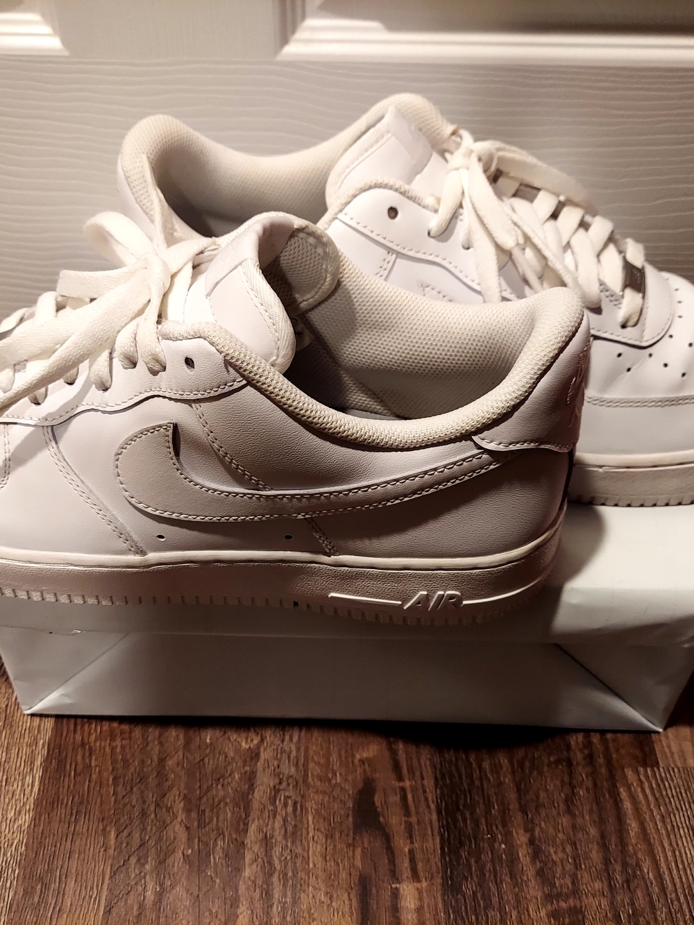 Nike AIRFORCE ONES !!!All-White Athletic Sneakers